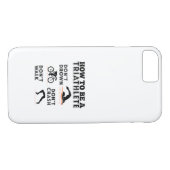 Wie man ein Triathlete Triathlon ist Case-Mate iPhone Hülle (Rückseite (Horizontal))