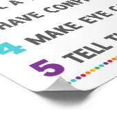 Wie man eine Bully School Anti-Bully-Kampagne stop Poster (Ecke)