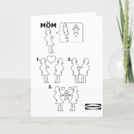 Wie man eine Gay Mama Instruction Sheet Parody zus Feiertagskarte