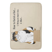 Wie man eine Katze fängt Badematte (Vorderseite Vertikal)