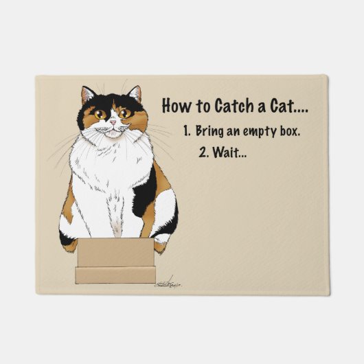 Wie man eine Katze fängt Fußmatte (Vorderseite)