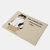 Wie man eine Katze fängt Fußmatte (Schrägansicht)