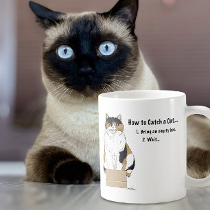 Wie man eine Katze fängt Kaffeetasse