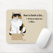 Wie man eine Katze fängt Mousepad (Mit Mouse)