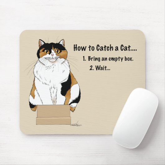 Wie man eine Katze fängt Mousepad (Mit Mouse)