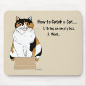 Wie man eine Katze fängt Mousepad (Vorne)