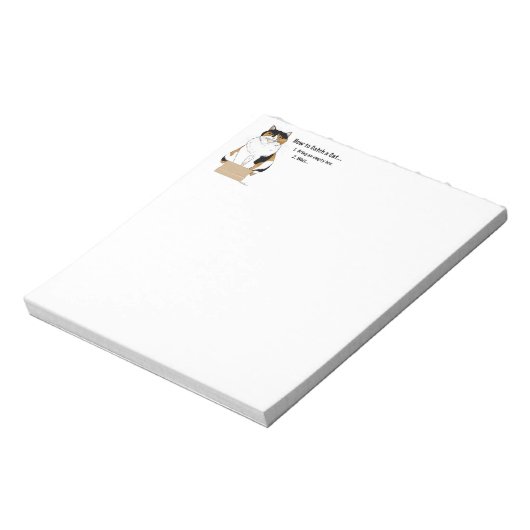 Wie man eine Katze fängt Notizblock (Rotiert)