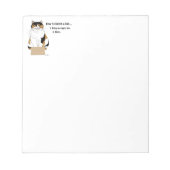 Wie man eine Katze fängt Notizblock (Vorderseite)