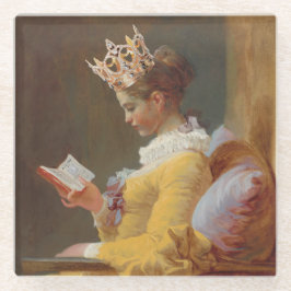 Wie man eine Königin ist Glasuntersetzer