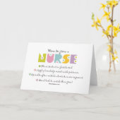 Wie man eine Krankenschwester züchtet Karte (Gelbe Blume)