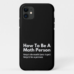 Wie man eine Mathematik-Person wird Case-Mate iPhone Hülle