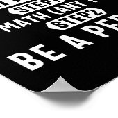 Wie man eine mathematische Person ist Poster (Ecke)