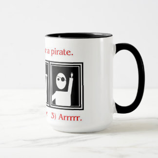 Wie man eine Piraten-Tasse ist Tasse