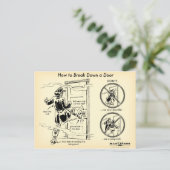 Wie man eine Postkarte abbricht (Stehend Vorderseite)