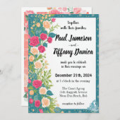 Wie man eine sehr erfolgreiche Hochzeit vorbereite Einladung (Vorne/Hinten)