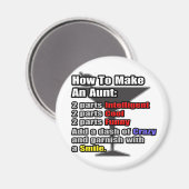 Wie man eine Tante macht Magnet (Vorderseite/Rückseite)