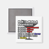 Wie man einen Apotheker macht Magnet (Vorderseite/Rückseite)