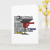 Wie man einen Arzt macht Karte (Gelbe Blume)