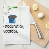 Wie man einen Avocadobaum züchtet Geschirrtuch (Viertel Falte)