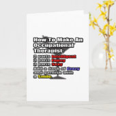 Wie man einen Berufstherapeuten macht Karte (Gelbe Blume)