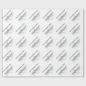 Wie man einen Haifisch erkennt (Biologie-Spaß) Geschenkpapier (Flach)