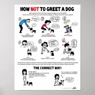 Wie man einen Hund (11" x 14") kid-freundlich nich Poster