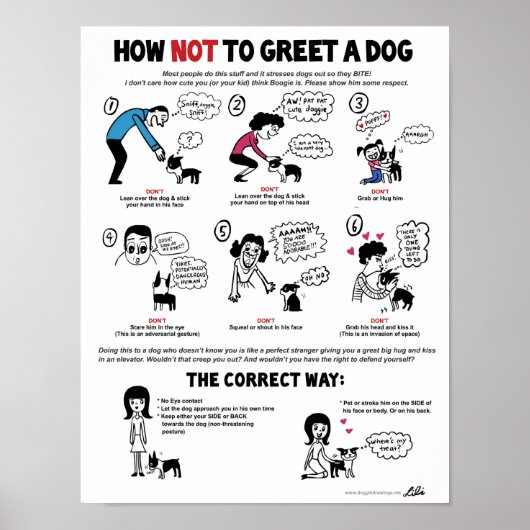 Wie man einen Hund (11" x 14") kid-freundlich nich Poster (Vorne)
