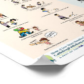 Wie man einen Hund begrüßt (und was zu vermeiden i Poster (Ecke)