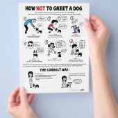 Wie man einen Hund nicht grüßt - 8,5" x 11" Flyer (Hand)