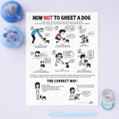 Wie man einen Hund nicht grüßt - 8,5" x 11" Flyer (Einzeln)