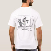 Wie man einen Job erhält T-Shirt (Rückseite)