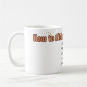Wie man einen Kaffee zu einem lustigen Typografie Kaffeetasse (Links)