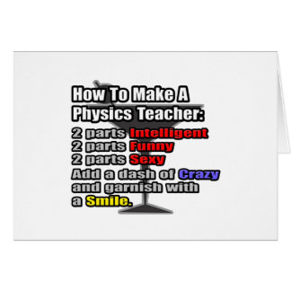 Wie man einen Physiklehrer macht