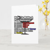 Wie man einen Psychologen macht Karte (Gelbe Blume)