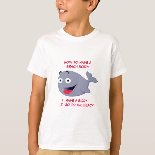 Wie man einen Strandkorpus hat, lustiger Sommer T-Shirt (Vorderseite)