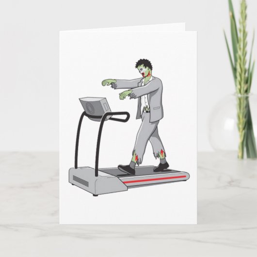 Wie man einen Zombie beschäftigt behält Karte (Vorderseite)