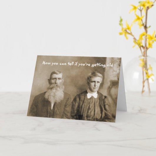 Wie man erkennen kann, ob man alt wird zum Geburts Karte (Gelbe Blume)