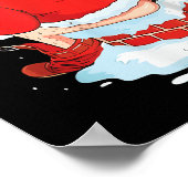 Wie man erzählen kann, wann man schlechte Weihnach Poster (Ecke)