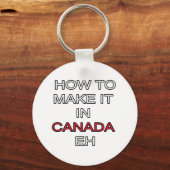 WIE MAN ES IN KANADA EH MACHT! SCHLÜSSELANHÄNGER (Vorderseite)