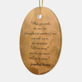 Wie man Evangelium von Thomas betet Keramik Ornament (Links)