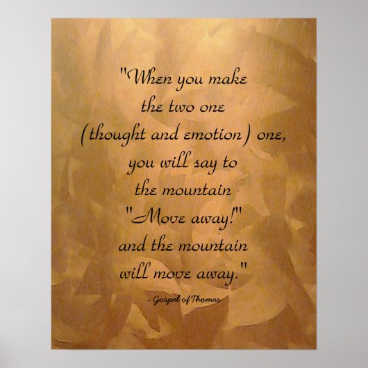 Wie man Evangelium von Thomas betet Poster (Vorne)