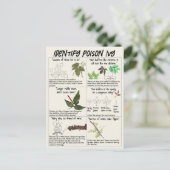 Wie man Giftgifte-Pflanze identifiziert - Wandersi Postkarte (Stehend Vorderseite)