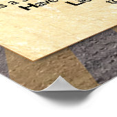 Wie man glücklich ist poster (Ecke)