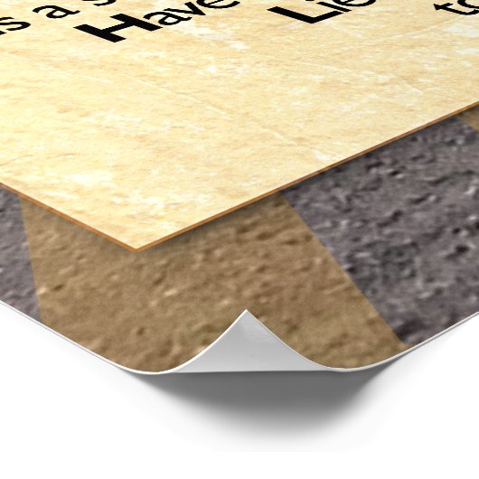 Wie man glücklich ist poster (Ecke)