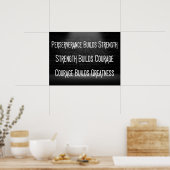 Wie man Größe erstellt - Motivierend Poster (Küche)