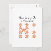 Wie man Hallo auf Mandarin sagt Postkarte (Vorne/Hinten)