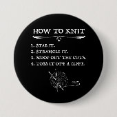 Wie man Halloween-Stil Strick Button (Vorderseite)
