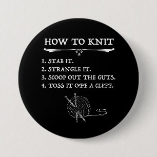 Wie man Halloween-Stil Strick Button