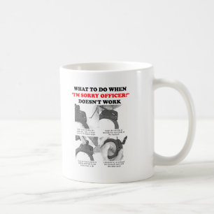 Wie man Handschellen entkommt Lustiger Becher Kaffeetasse