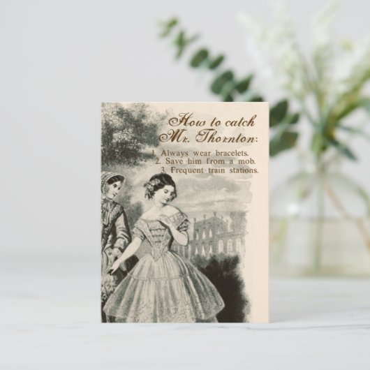 Wie man Herrn Thornton erwischt Postkarte (Stehend Vorderseite)